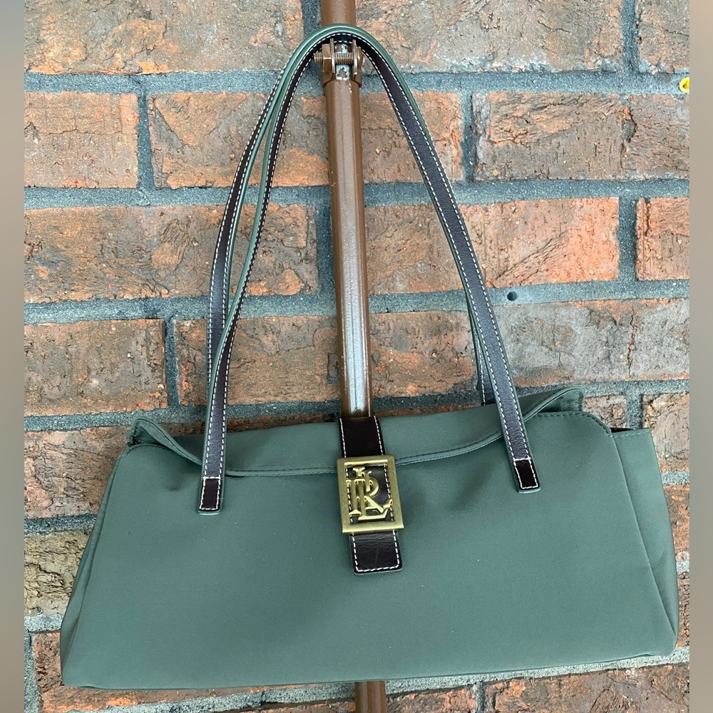 Lauren Ralph Lauren minimal shoulder bag olive green